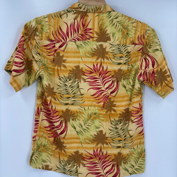 Tommy Bahama‎ Medium Multicolor Short Sleeve Silk Button Down Hawaiian Shirt - Picture 5 of 5